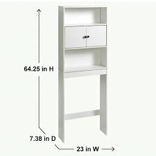 This is the lowest price we could find online by about $10. Mainstays 9409wwwm Bathroom Storage Over The Toilet Space Saver White For Sale Online Ebay