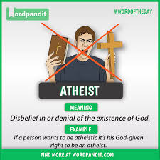 Meaning Of Atheist Good Vocabulary Words English Vocabulary Words English Words