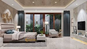Mirip dengan konsep kamar di keluarga kerajaan. Desain Rumah Modern 3 Lantai Bapak Dedy Di Jakarta