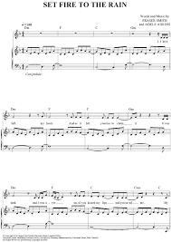 Неизвестен — garena free fire 3rd anniversary new update 02:31. Set Fire To The Rain Sheet Music Online Sheet Music Piano Sheet Music