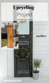 Eine Alte Schranktur Vom Sperrmull Bekommt Ein Upcycling Mit Annie Sloan Kreidefarbe Schablone Ste Alte Schrankturen Diy Schrankturen Selber Machen Upcycling