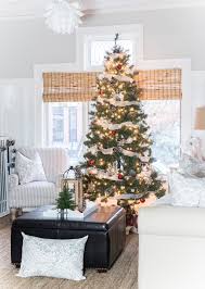 In a living room of a small area, it is better to make light gray the dominant. Gray White Red Christmas Decorating Ideas Living Room It All Started With Paint 6 It All Started With Paint