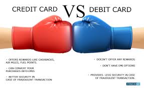 Credit cards offer several advantages, including the chance to build credit and improved security measures. Difference Between Credit Cards And Debit Cards Fincash Com