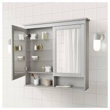 Hemnes Mirror Cabinet With 2 Doors Gray Official Website Ikea Mirror Cabinets Ikea Hemnes Mirror Trendy Bathroom