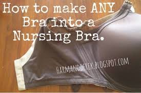 Husband And Harmony How To Make Any Bra Into A Nursing Bra Nursing Bra Nursing Bras Diy Cheap Nursing Bras