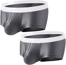 We were feeling a little on the pervy side today, because, you know, that's how we roll, and of course, there's the new david beckham h&m ads where he's clad only in underwear. Buy Sexy Mens Bulge Enhancing Underwear Ice Silk Big Pouch Boxer Briefs For Men Pack M L Xl Xxl 3xl Online In Indonesia B07ydqs56f