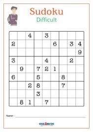 free printable hard sudoku puzzles