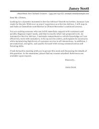 Best Automotive Customer Service Advisor Cover Letter Examples Livecareer