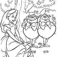 Em uma festa da nobreza, a jovem vê um coelho branco. Desenhos Para Colorir De Alice No Pais Das Maravilhas