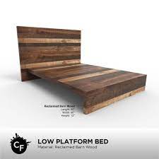 These beds have posts that do not exceed the height of the headboard and footboard. Low Platform Bed By Chicagofabrications Low Platform Bed Platform Bed Single Wooden Beds