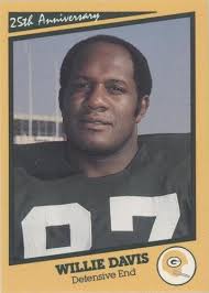 WILLIE DAVIS Green Bay Packers SIGNED AUTOGRAPHED Super Bowl II Card