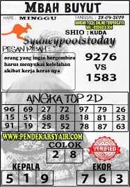 Syair Togel Sydney Hari Ini 28 April 2019 19 Juni 12 Agustus Dan 17 Mei