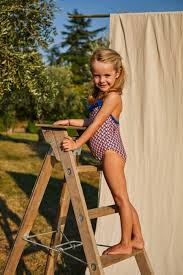 Mom & baby white lace matching swimsuit. Father Son And Father Daughter Matching Swimwear Gili S