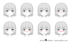 Share the best gifs now >>>. How To Draw Anime Manga Blush In Different Ways Animeoutline