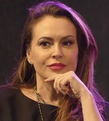 Actress Alyssa Milano takes time