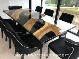 Resin Concept Epoxy Resin Furniture Dining Table Design Modern Luxury Dining Tables Wood Table Design