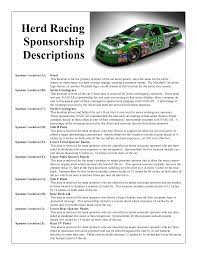 Collector resume samples sample sponsorship letter template. Race Car Sponsorship Template It Resume Cover 8 Best Images Of Race Car Sponsorship Template Sponsorship Proposal Proposal Templates Sponsorship Letter
