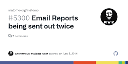 Email Reports being sent out twice · Issue #5300 · matomo-org ...