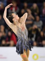 Skate Canada гран при по фигурному катанию 2019 20 Mariah Bell Of The United States Competes On Day Two During The Isu Figure Skating Dresses Skating Dresses Figure Skating Outfits