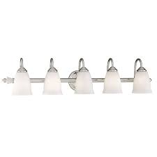 3 light vanity fixture chrome. Portfolio 5 Light Polished Chrome Bathroom Vanity Light In The Vanity Lights Department At Lowes Com