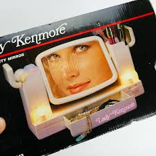 Vintage Lady Kenmore Vanity and Light