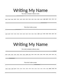 Writing Name Practice This Is A Half Sheet Name Writing Practice Sheet Write The Students Name On Writing Practice Sheets Name Practice Name Writing Practice