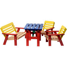 Kinder kinder kunststoff klapptisch, home couchtisch garten. Dobar Kindersitzgarnitur 4 Teilig Mit Kindertisch Mehrfarbig Kaufen Bei Obi