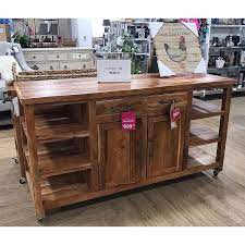 I Fell Sooo In Love With This Island On Wheels Very Heavy Duty And Absolutely Beautiful Tjx Homegoods Home Island On Wheels Home Goods Kitchen Furniture