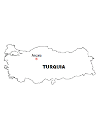 Mapa de turquia l'àsia occidental d'àsia. Blog De Geografia Mapa Da Turquia Para Imprimir E Colorir