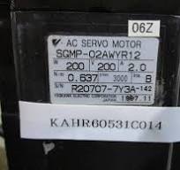 中古 YASKAWA AC Servo Motor SGMP-02AWYR12 200W(KAHR60531C014)