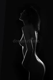 Nackte Frau, Schwarzweiss-Bild Stockfoto - Bild von erotisch, attraktiv:  30193566