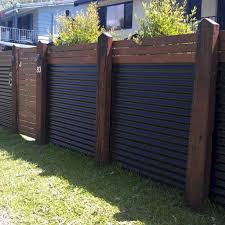 10 Easy Cheap Backyard Privacy Fence Design Ideas Privacy Fence Designs Corrugated Metal Fence Fence Decor