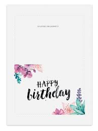 Happy Birthday Card Print Out Printable Birthday Card Secret Garden Happy Birthday Cards Printable Watercolor Birthday Cards Birthday Card Printable
