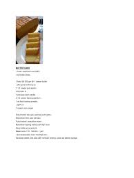 What does diselang seli mean in english? Fluffy Butter Cake