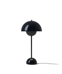 Flowerpot Vp3 Bordlampe Black Blue Tradition Bordlampe Lamper Pantone