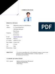 Untuk dapat membuat cv (curriculum vitae) yang menarik simple dan juga kreatif kamu bisa mendownload berbagai format yang telah kami sediakan berikut ini, ada yang ms word berupa file dokumen.doc atau format coreldraw berbentuk file dokumen.cdr. Contoh Resume Untuk Latihan Industri Further Education Languages