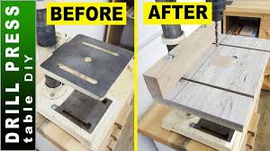 Drill Press Table And Fence Build Drill Press Table Diy Drill Press Table Diy Table Drill Press