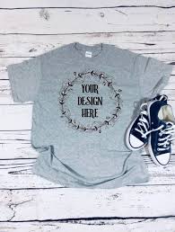 Free Gildan T Shirt Mockup Etsy Shop T Shirt Mockup Psd Free Psd Mockups Shirt Mockup Clothing Mockup Free Packaging Mockup