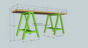 Saw Horses Need To Make For Old Door Table Saw Horse Table Sawhorse Diy Table