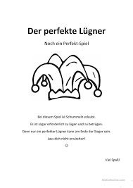 Spiele Im Deutschunterricht Mogeln Der Perfekte Lugner Perfekt Spiel Deutsch Unterricht Kreativer Unterricht Spiele Im Unterricht