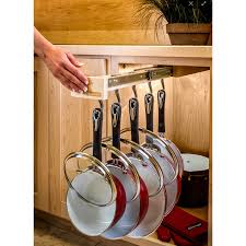 Rev A Shelf Glideware Pull Out Cabinet Organizer For Pots Pans Image 2 Of 4 Small Kitchen Organization Pan Storage Kitchen Pot
