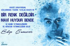 Edip Cansever Renkler Mavi