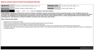 Search for more testing & commissioning engineer (substation / power plant) jobs in saudi arabia and other middle east countries. Substation Automation Engineer Job Letter Resume Template