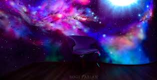 Glowing Galaxy Murals Connecting You To The Cosmos