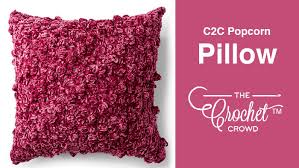 You can't make everything in the world, because bernat baby blanket yarn is quite a bulky yarn, but honestly, that makes it even better in my eyes because everything knits or. Crochet C2c Bobble Pillow Pattern The Crochet Crowd