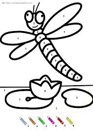 Coloriages Magiques Libellule Bugs Preschool Kids Coloring Books Coloring Pages
