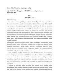 We did not find results for: Karya Tulis Pelestarian Lingkungan Hidup