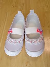 幼稚園の上履き用のバレエシューズを簡単なアレンジでデコ かわいいデザインとやり方についても mancystyle 上履き 上履き デコ 上靴 デコ