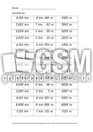 Ab Kilometer Meter 1 8 Los Kilometer Meter Zentimeter Rechnen Mit Grossen Mathe Klasse 4 Grundschulmaterial De