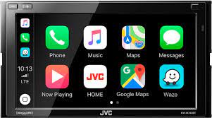 The unit pairs automatically with my iphone 7 plus every time i enter my. Jvc 6 8 Android Auto Apple Carplay Built In Bluetooth In Dash Digital Media Receiver Black Kw M740bt Best Buy